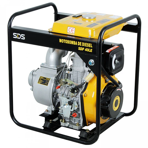 Motobomba Diésel 4" SDP40LE – Arranque Eléctrico y Manual