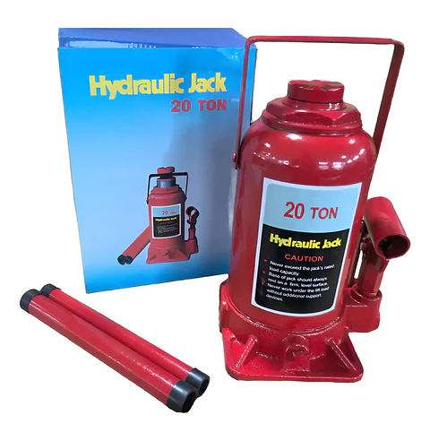 Gata Hidráulica 20 Toneladas tipo botella con ajuste 60 mm
