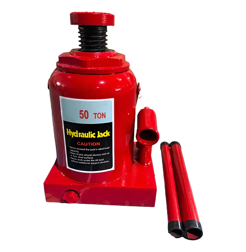 Gata Hidráulica 50 Ton tipo botella con ajuste 60 mm