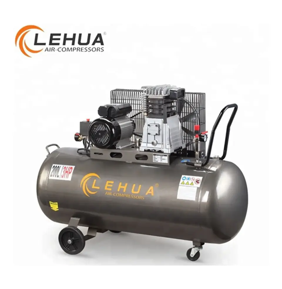 Compresor Lehua 3.0 HP 200 Lts Monofásico 2