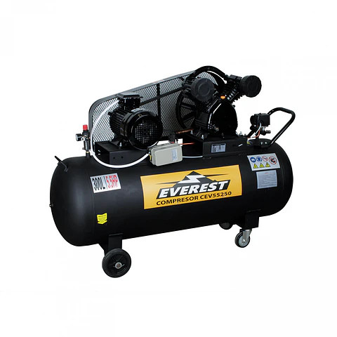 Compresor 5,5 HP 300 L 380V en “V” – EVEREST CEV55250
