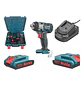Llave de Impacto Inalámbrica Ronix 8907K – 20V 350 Nm con 2 Baterías y Maletín - Miniatura 1