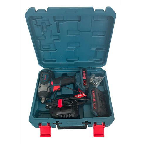 Llave de Impacto Inalámbrica Ronix 8907K – 20V 350 Nm con 2 Baterías y Maletín