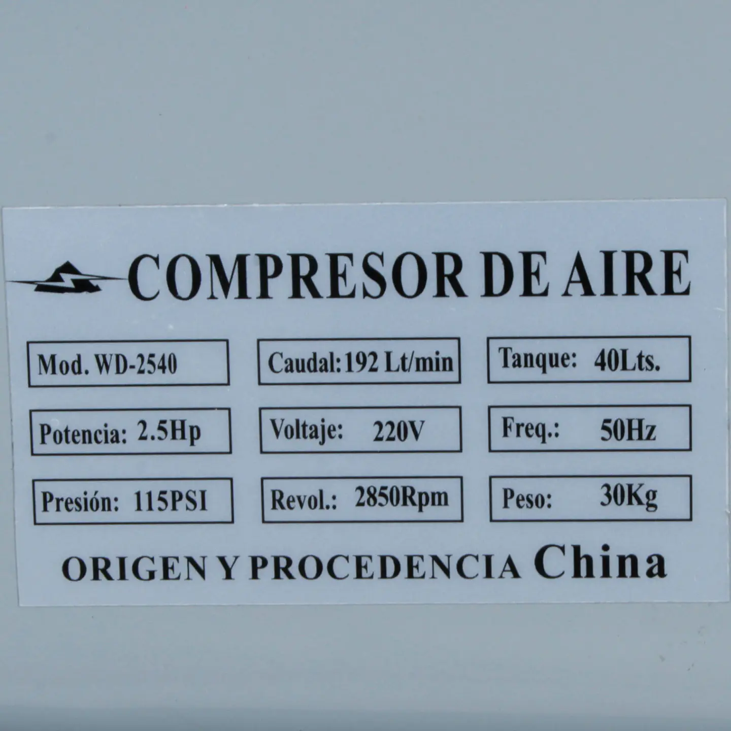 Motocompresor 2.5 HP 40 L WD-2540 5