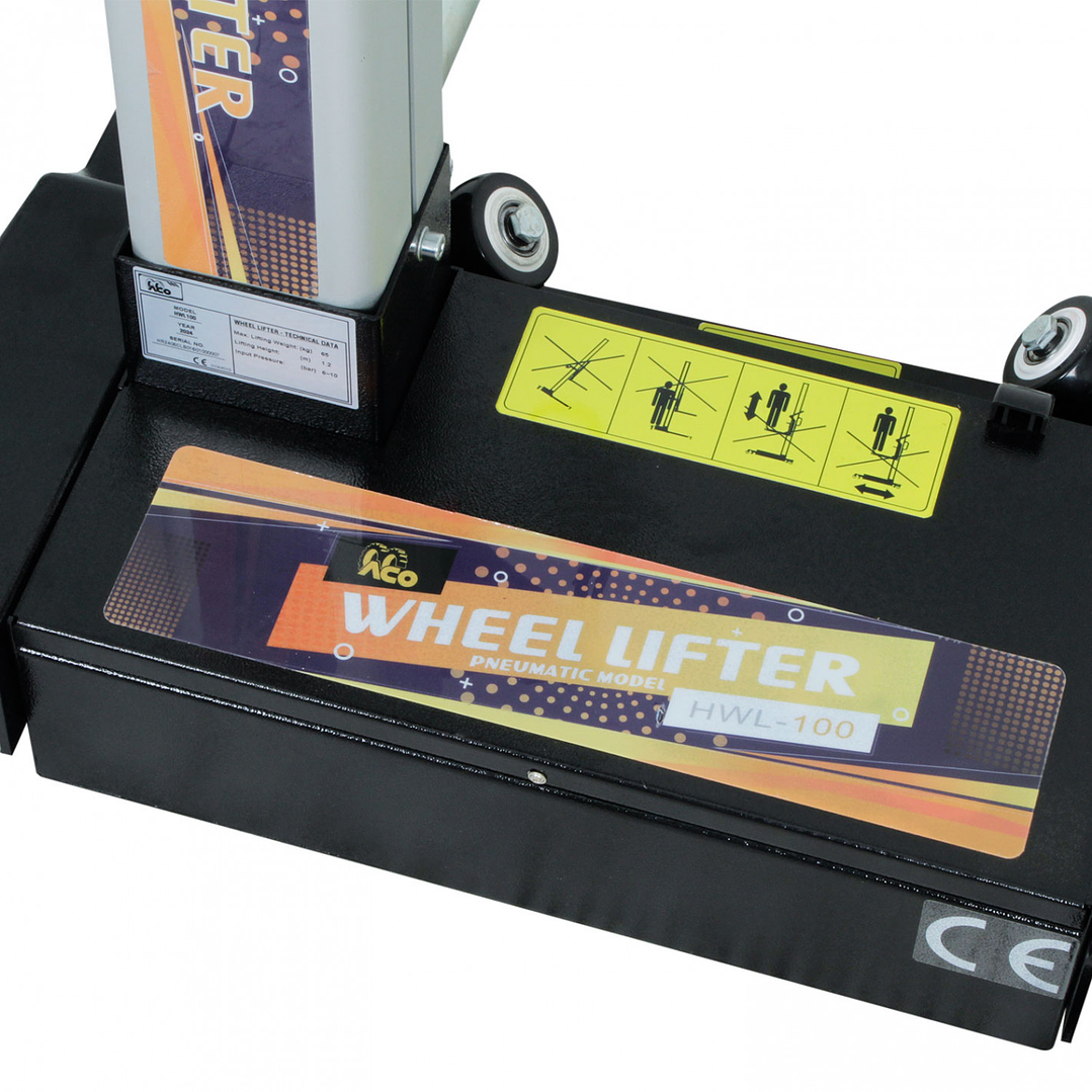 Elevador de Ruedas HWL100 – Accionamiento Neumático 3