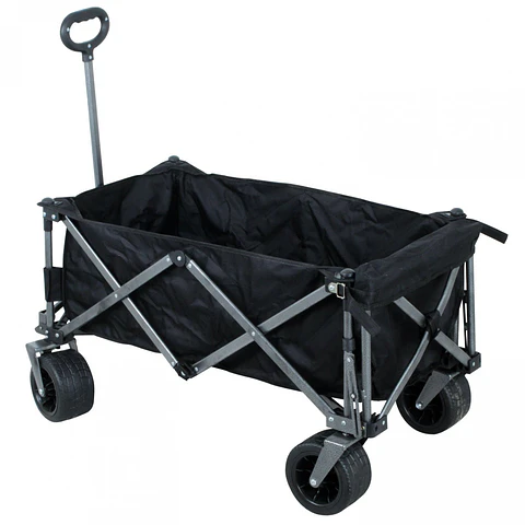 Carro de Arrastre Plegable con Lona Impermeable