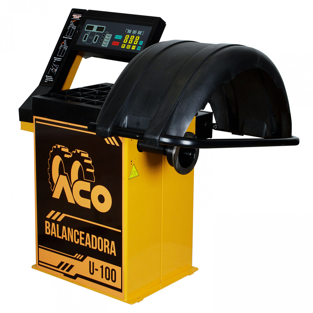 Balanceadora de Ruedas U-100 Semi Automática 4