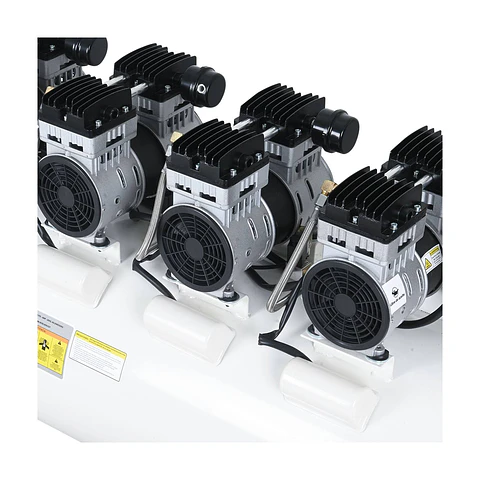 Compresor Sin Aceite Silencioso 4 HP – Modelo EWS-40200 (200 Litros)