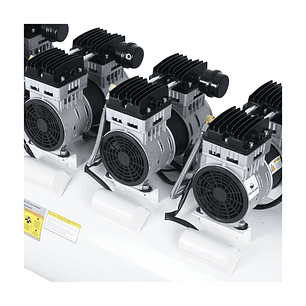 Compresor Sin Aceite Silencioso 4 HP – Modelo EWS-40200 (200 Litros)