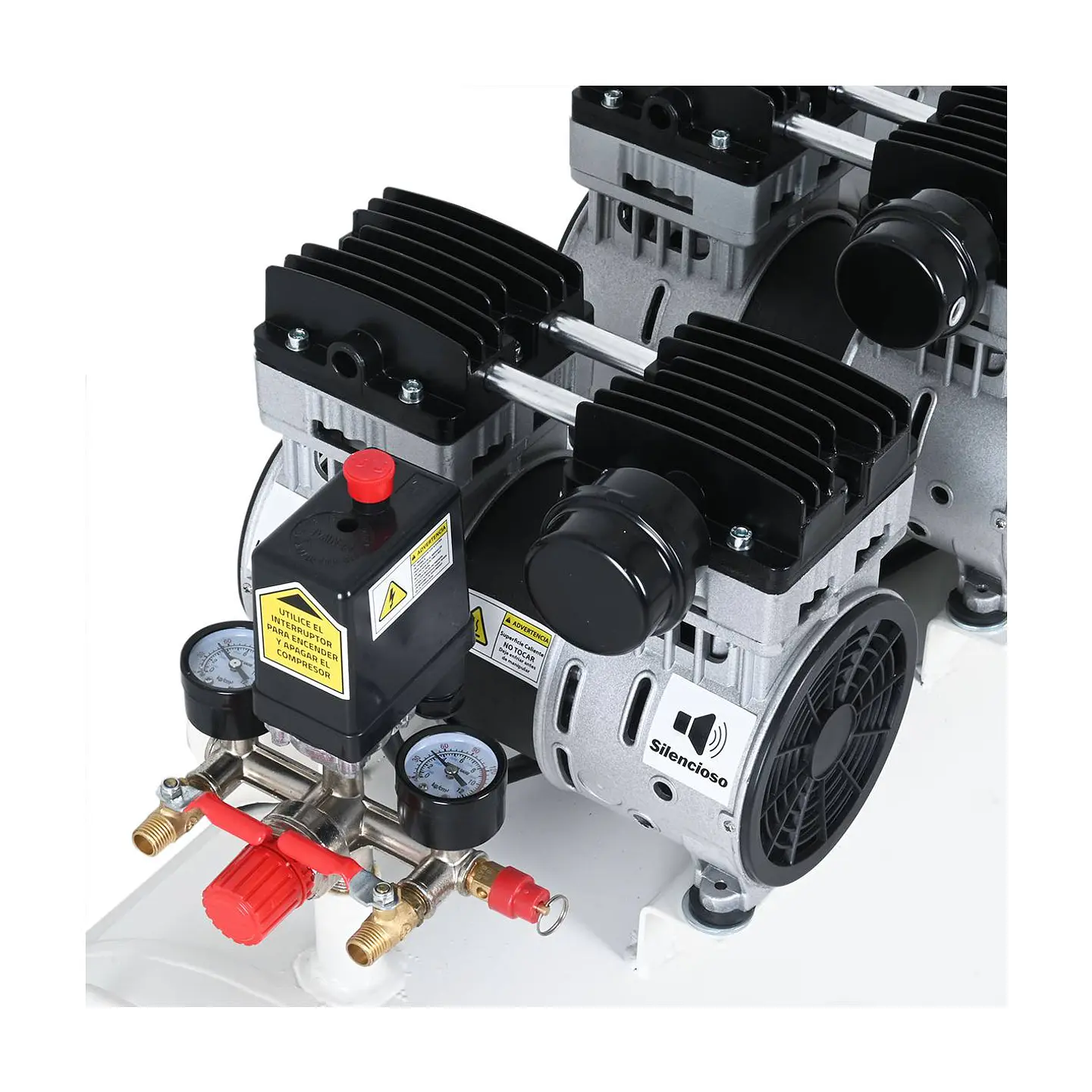 Compresor Sin Aceite Silencioso 4 HP – Modelo EWS-40200 (200 Litros) 3