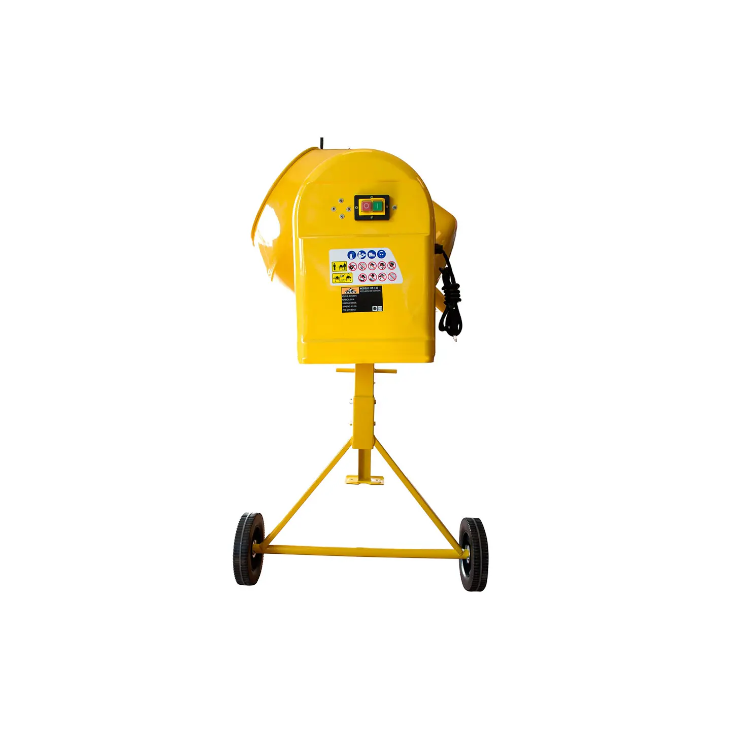 Betonera Eléctrica 140 Litros – 650W / 220V 3