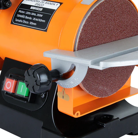 Lijadora de Banda y Disco 5" x 1" x 30" – 250 W