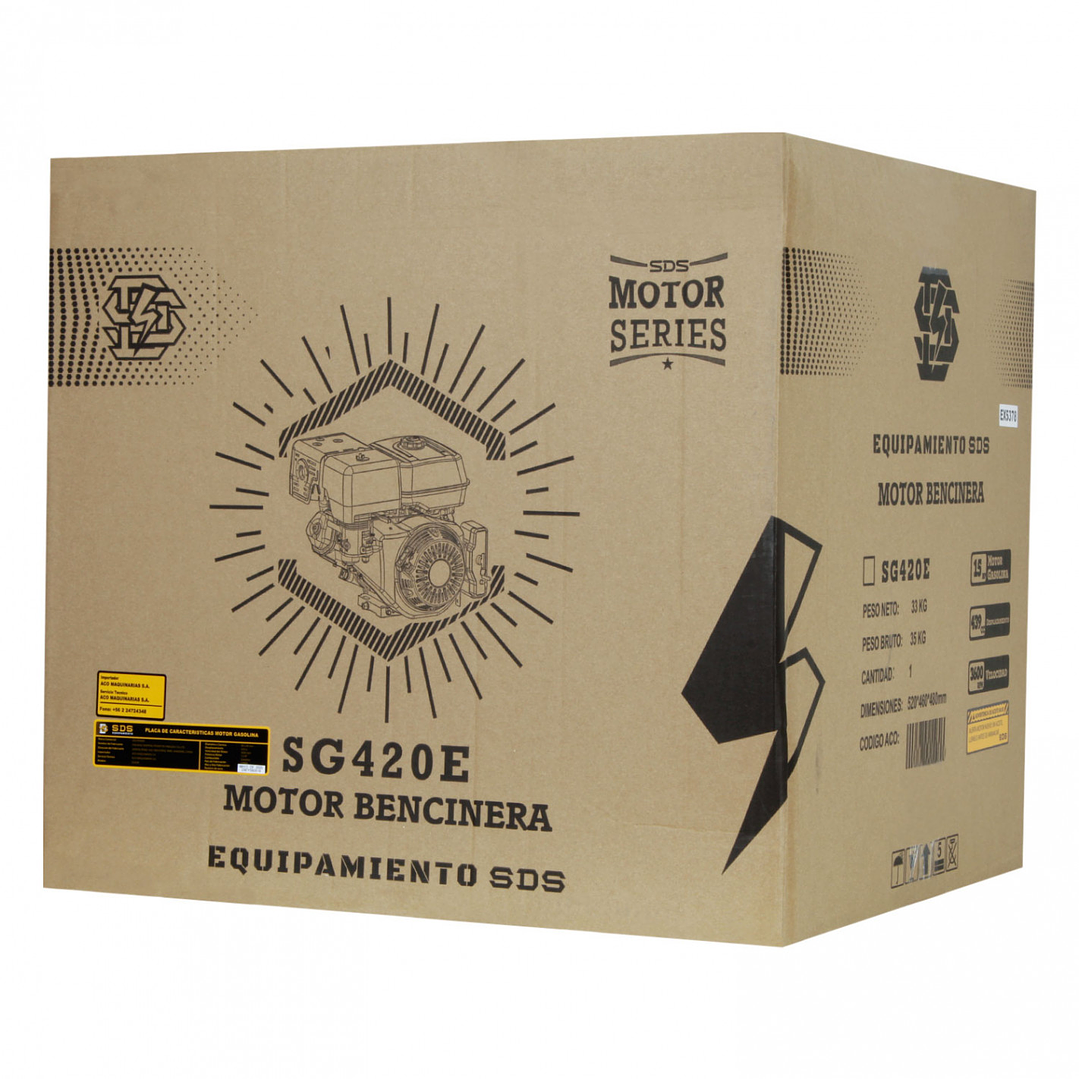Motor a Gasolina 16 HP – SG420E (Arranque Eléctrico) 4