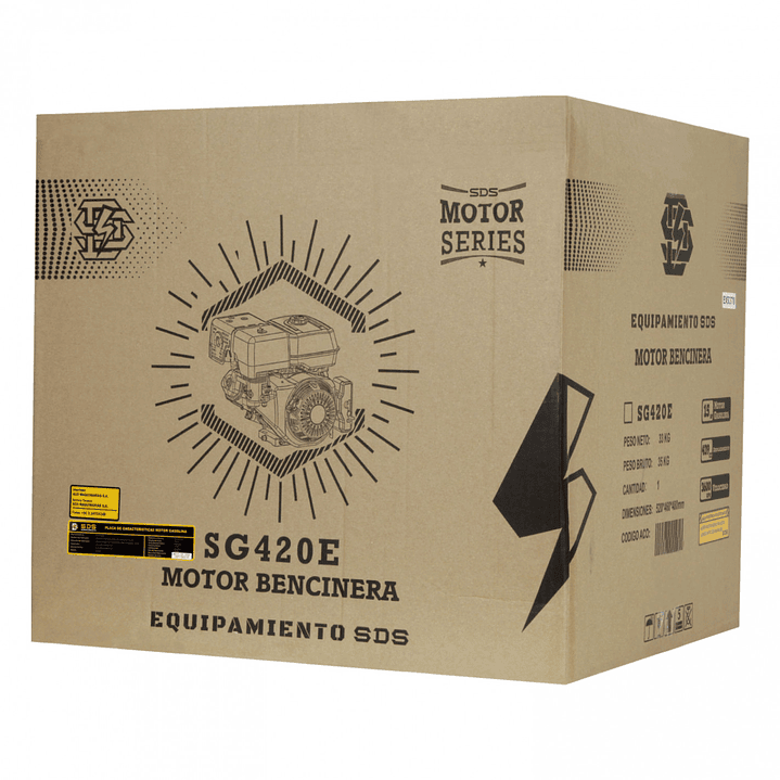 Motor a Gasolina 16 HP – SG420E (Arranque Eléctrico) 4