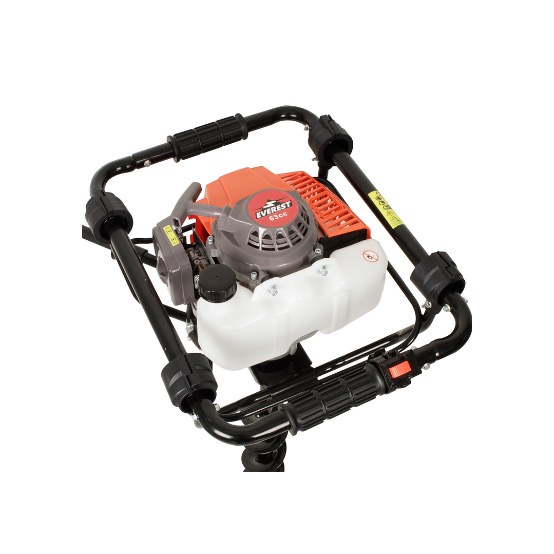 Ahoyador a Gasolina 63 cc con Embrague y Caja Reductora 4