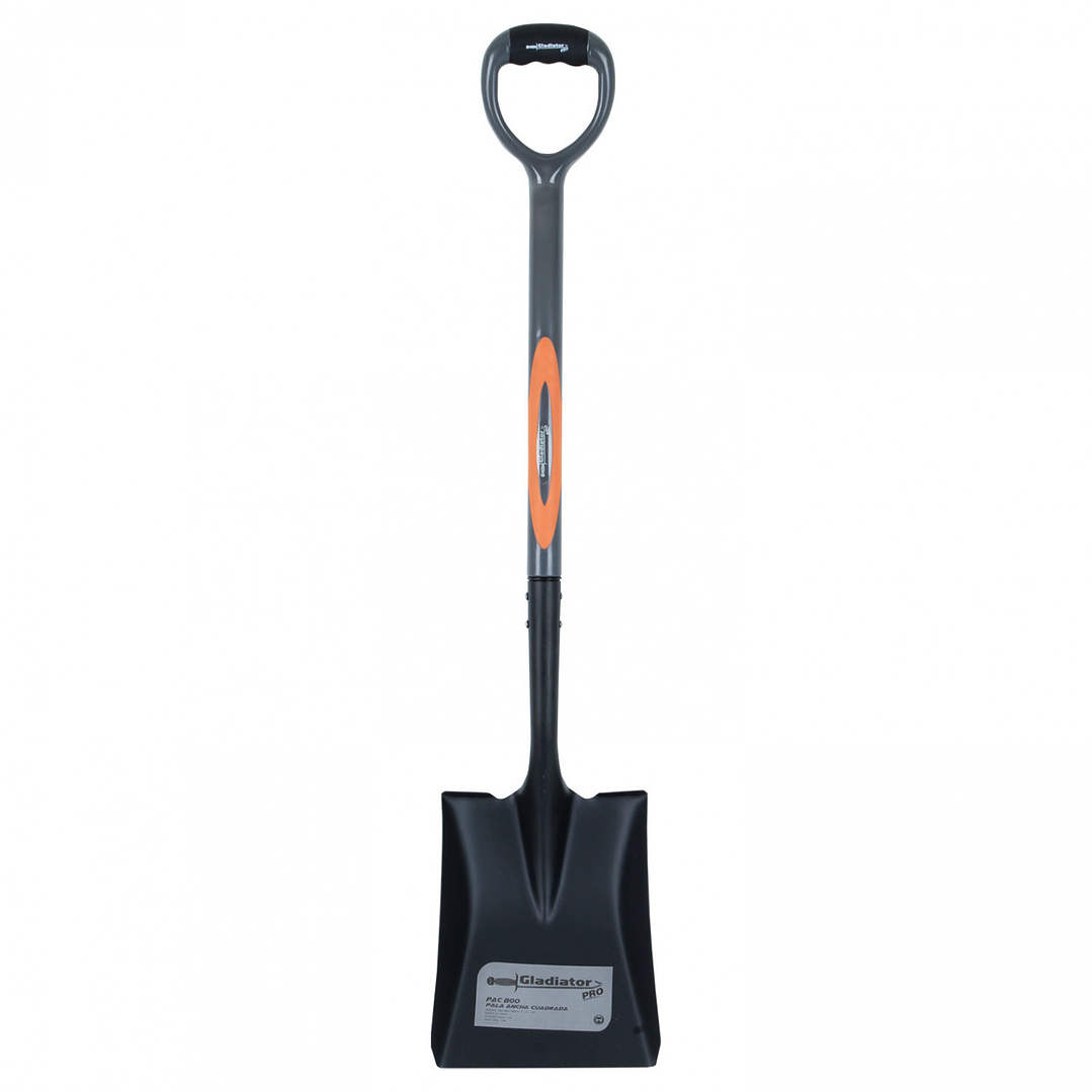 Pala Ancha Punta Cuadrada Mango de Fibra  1