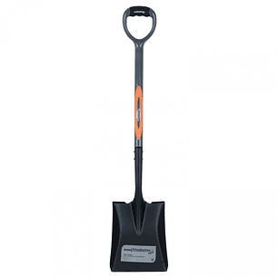 Pala Ancha Punta Cuadrada Mango de Fibra 