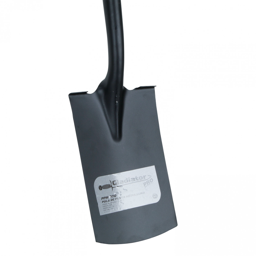 Pala Jardín Punta Media Luna Mango de Fibra 4