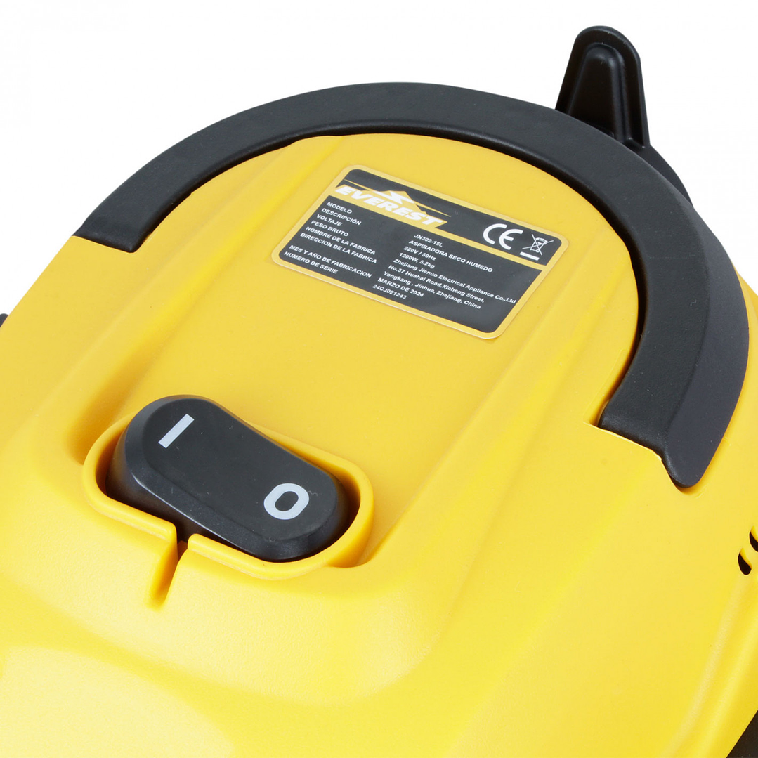 Aspiradora Polvo y Agua 15 Litros 1200W 2