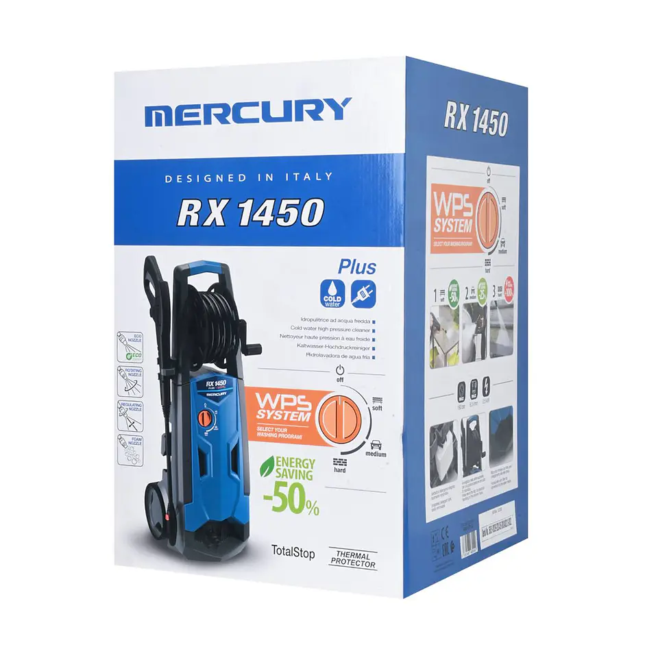 Hidrolavadora 140 Bar 2100W 220V – Mercury RX 1450 Plus 8