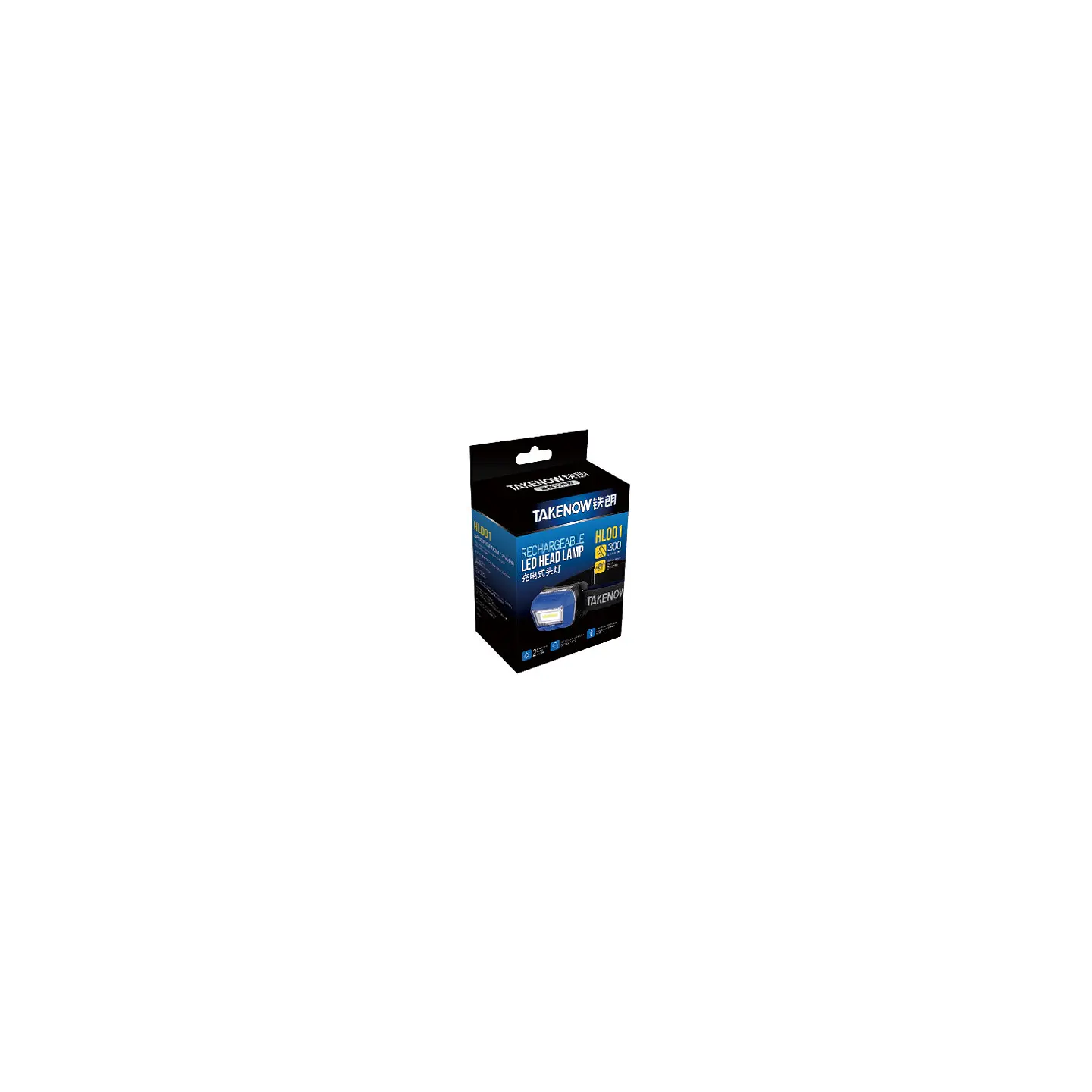 Lámpara LED Frontal 300 Lúmenes Recargable – HL001 6