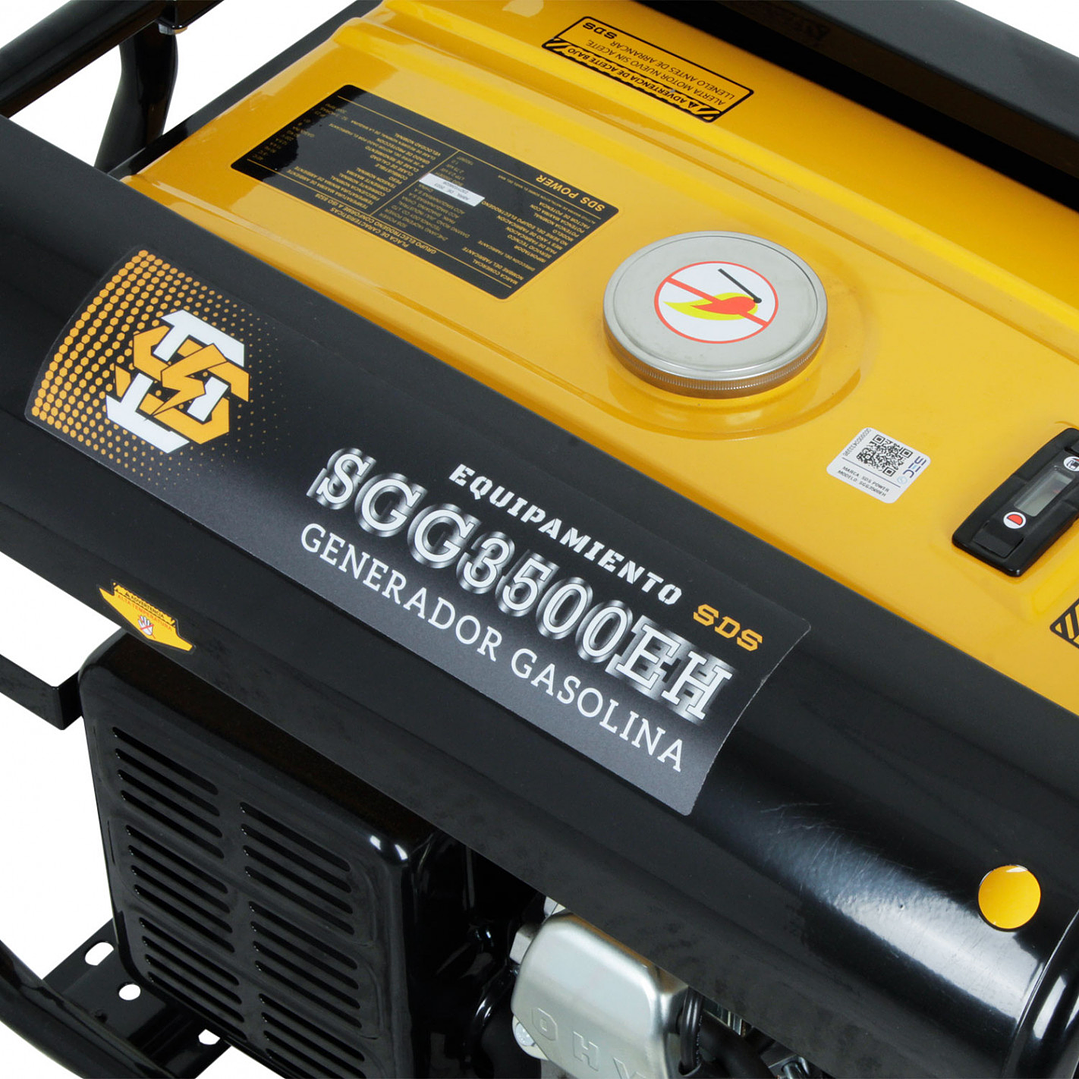 Generador Bencinero 2,8 kW 220 V – Modelo SGG3500EH 2