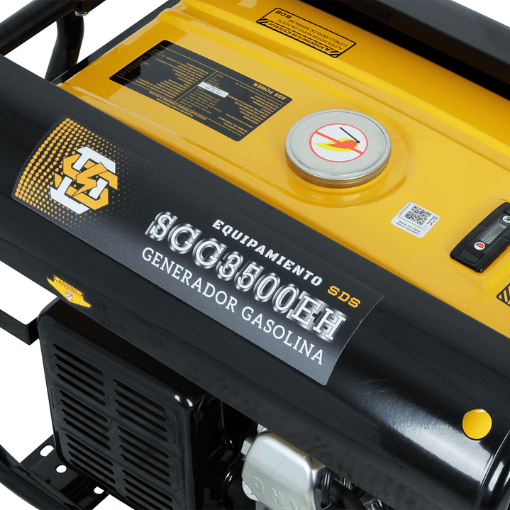 Generador Bencinero 2,8 kW 220 V – Modelo SGG3500EH 2