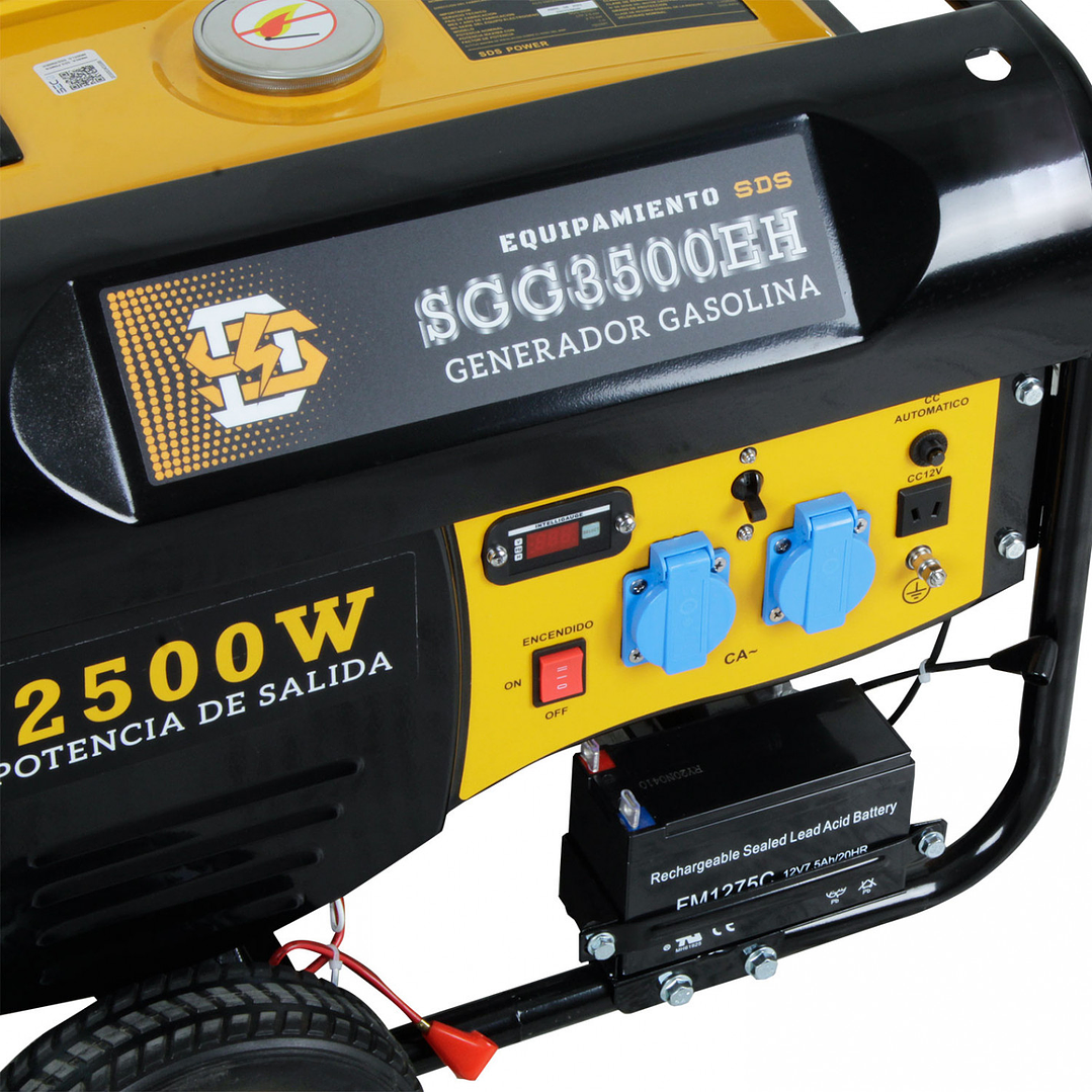 Generador Bencinero 2,8 kW 220 V – Modelo SGG3500EH 3