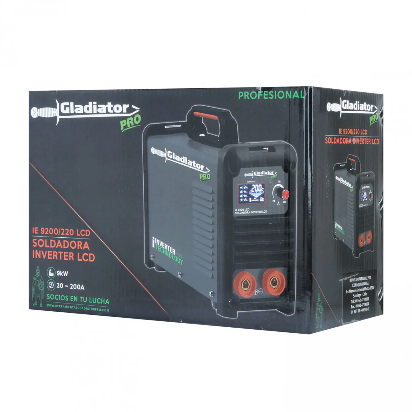 Soldadora Inverter Arco Manual 200A 8