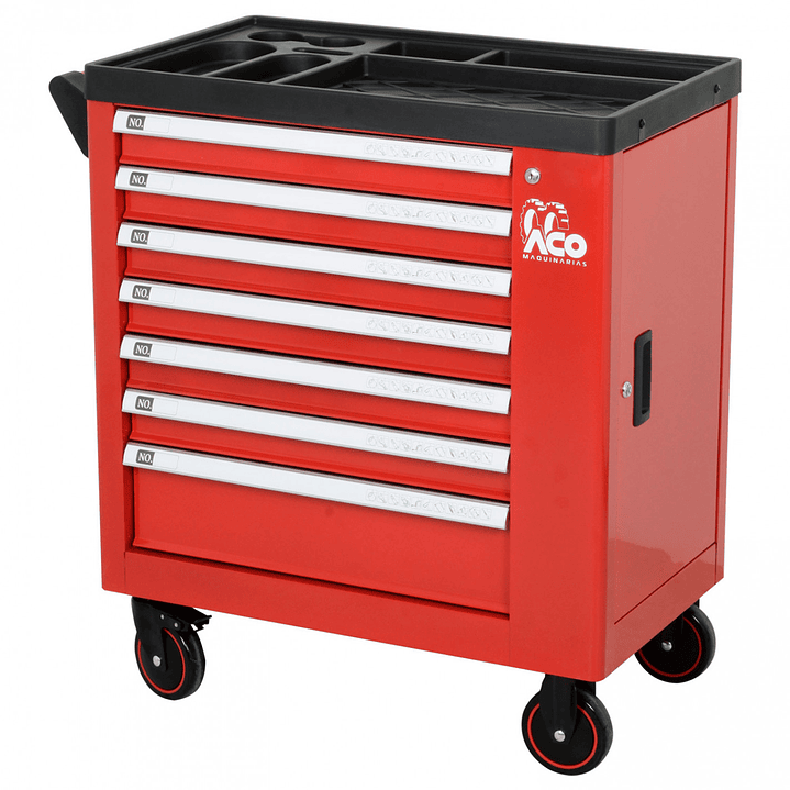 Carro de Herramientas 7 Cajones + Puerta Lateral con Llave - Sin Herramientas 2