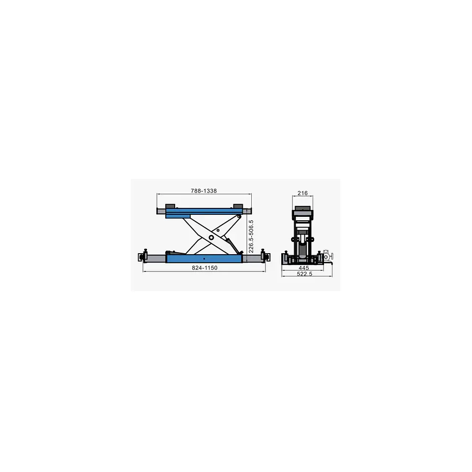 Elevador de Alineación Tijera 5.500 kg – HXL6755W 3