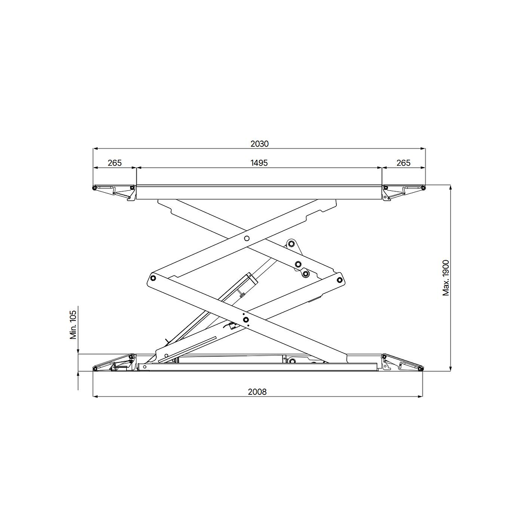 Elevador Tijera 3.000 kg SCT-30FZ 2