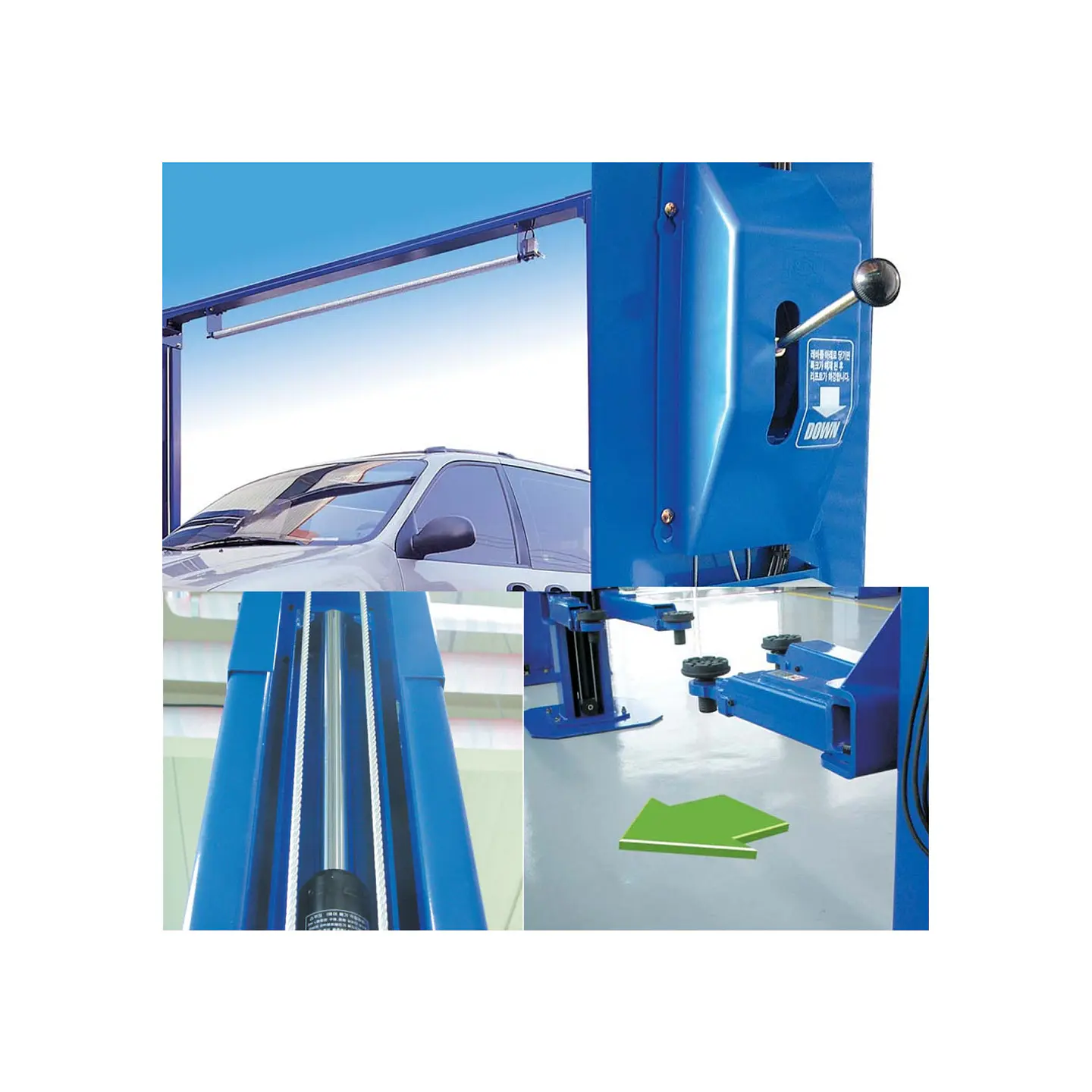 Elevador de 2 Columnas 4.000 kg HL-26K 220V (Corea del Sur) 2
