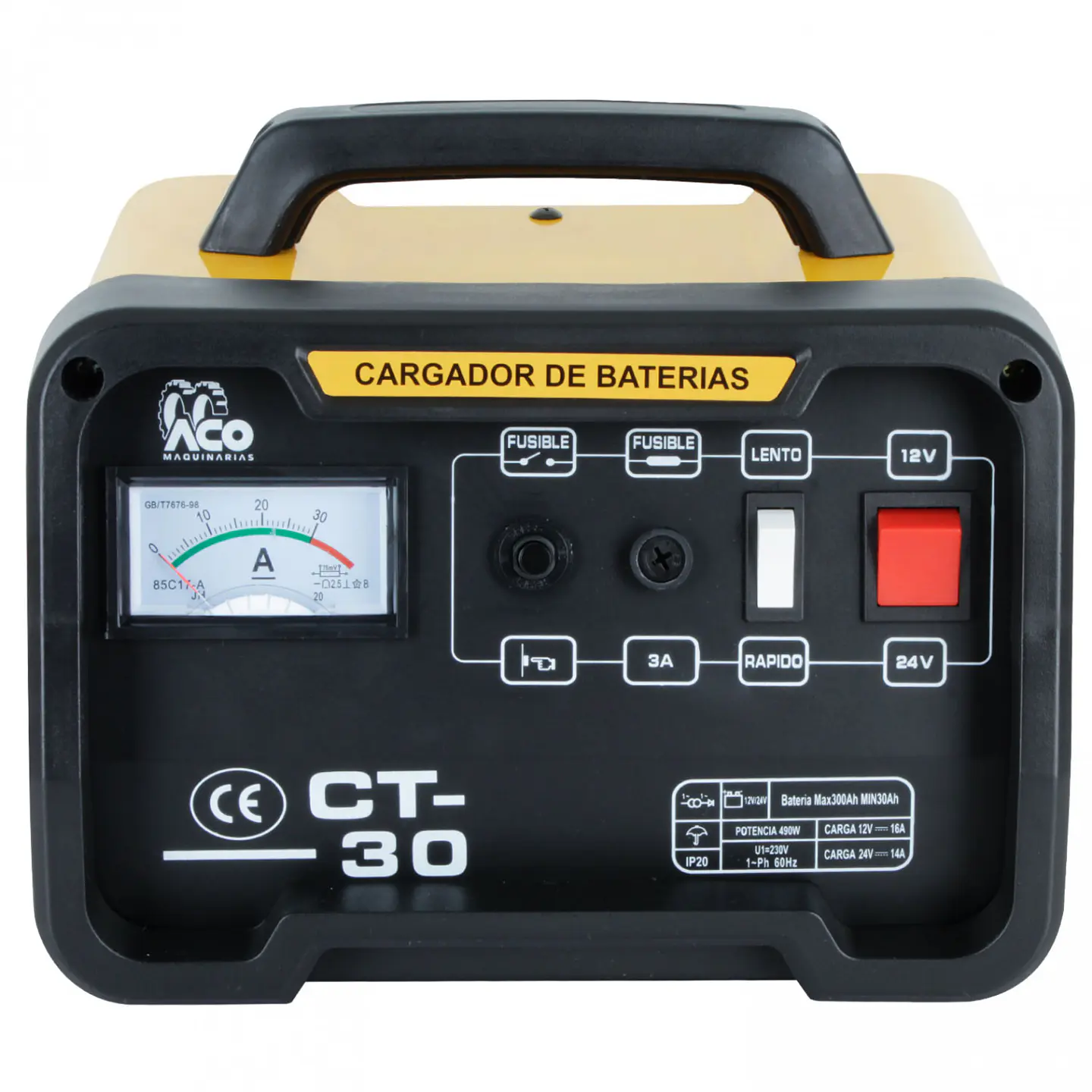 Cargador de Batería CT-30 12V / 24V 2