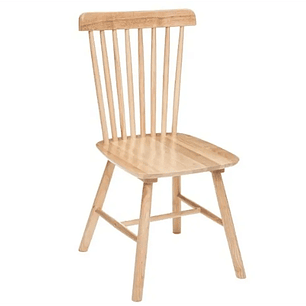 Silla Windsor de Madera Original Barniz Natural