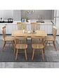 Mesa con 6 Sillas Windsor de Madera Original 120x70 - Miniatura 2