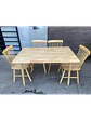Mesa con 6 Sillas Windsor de Madera Original 120x70 - Miniatura 3
