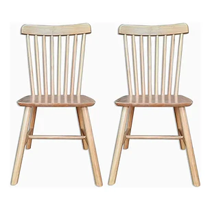 Set de 2 Sillas Windsor Madera Original Color Natural