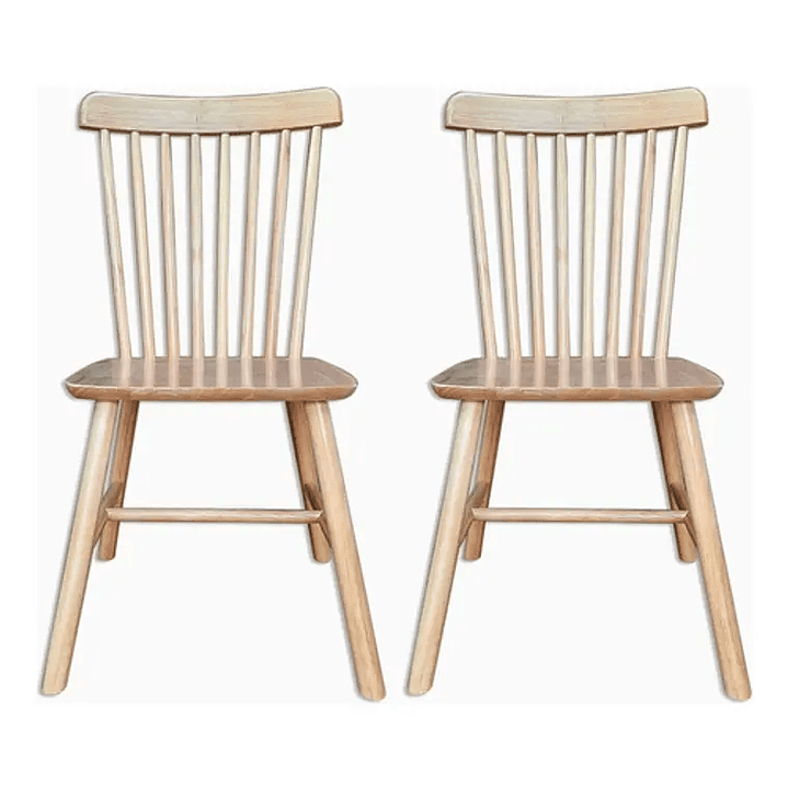 Set de 2 Sillas Windsor Madera Original Color Natural 1
