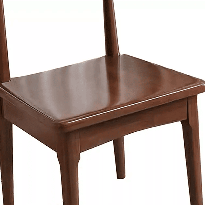 Set 4 Sillas Windsor Bistró Madera Natural Color Nogal  2