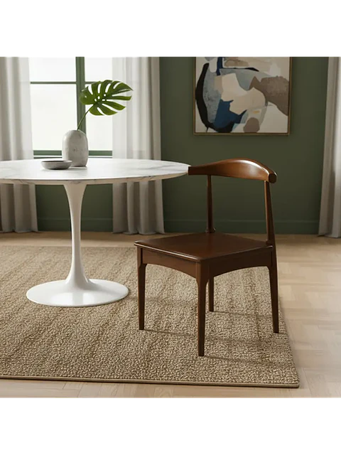 Set 2 Sillas Windsor Bistró Madera Natural Color Nogal