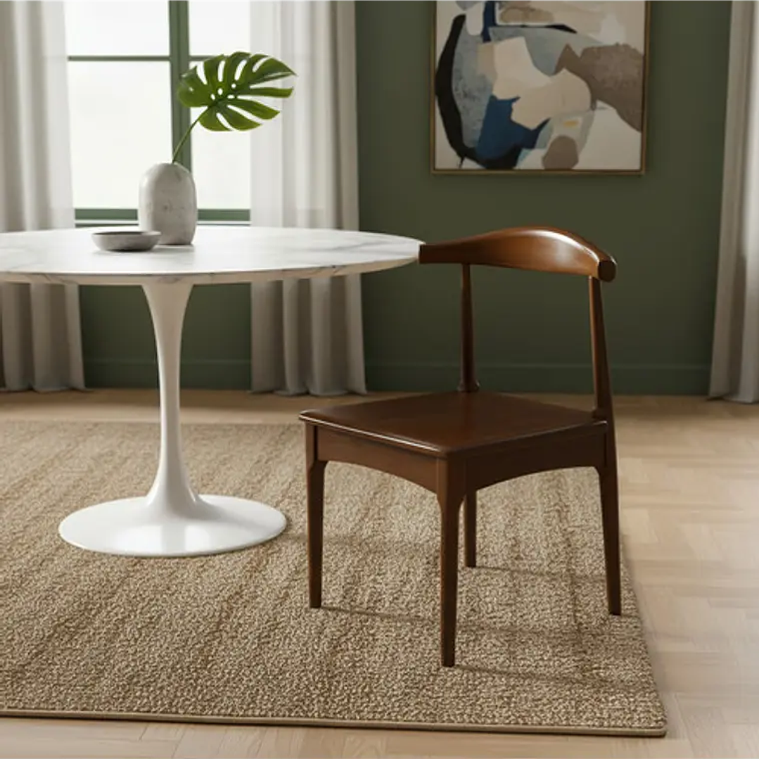 Set 2 Sillas Windsor Bistró Madera Natural Color Nogal 1