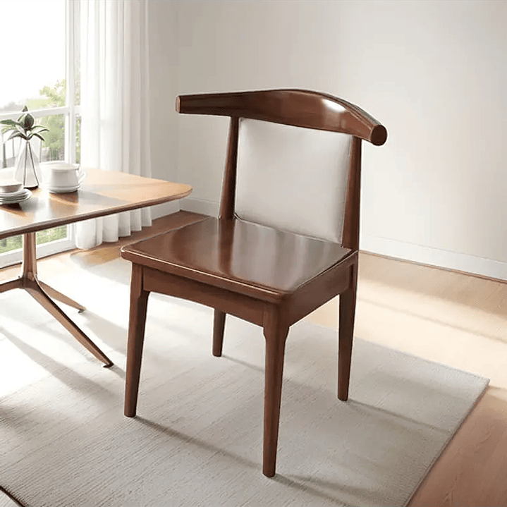 Set 2 Sillas Windsor Bistró Madera Natural Color Nogal 3