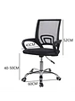 Silla de Escritorio Oficina Luxor Giratoria Comfort Negra - Miniatura 2