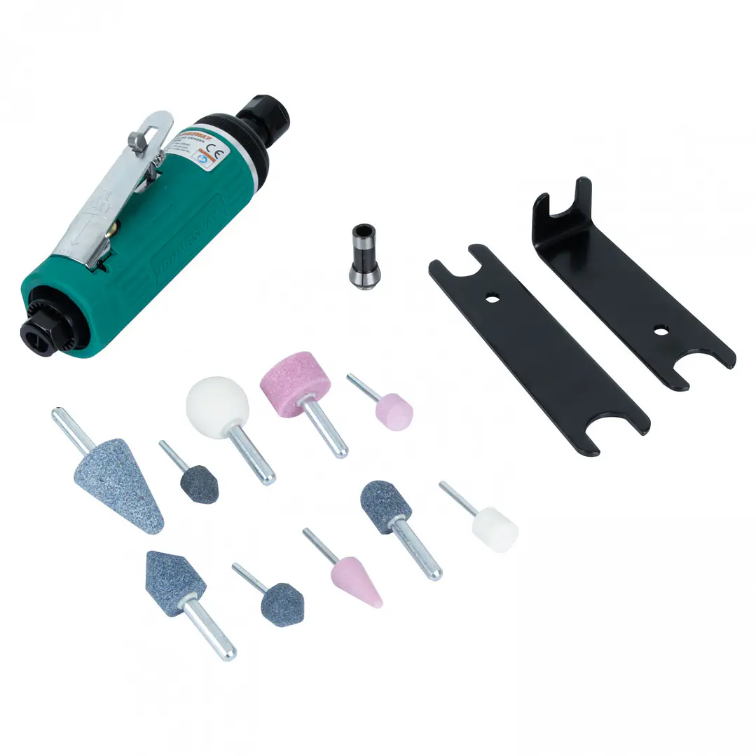 Kit Mini Esmeril Neumático de Pistola 1/4