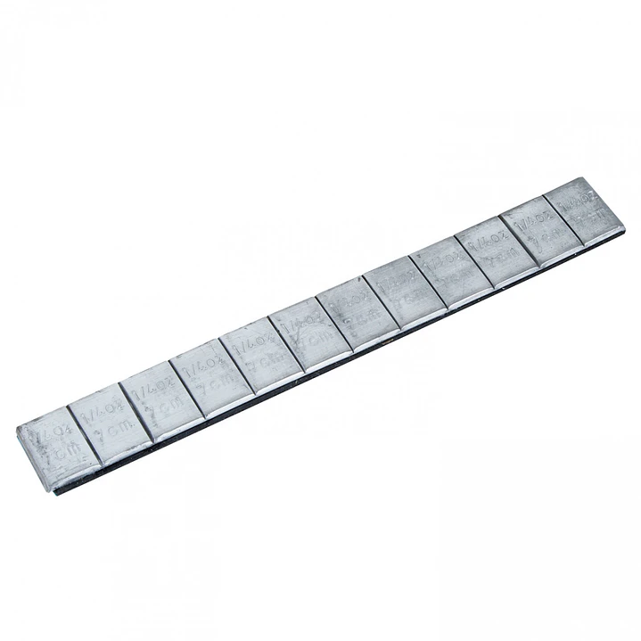 Contrapeso Adhesivo 1/4 oz para Llantas de Aleación – Caja de 100 Unidades 1