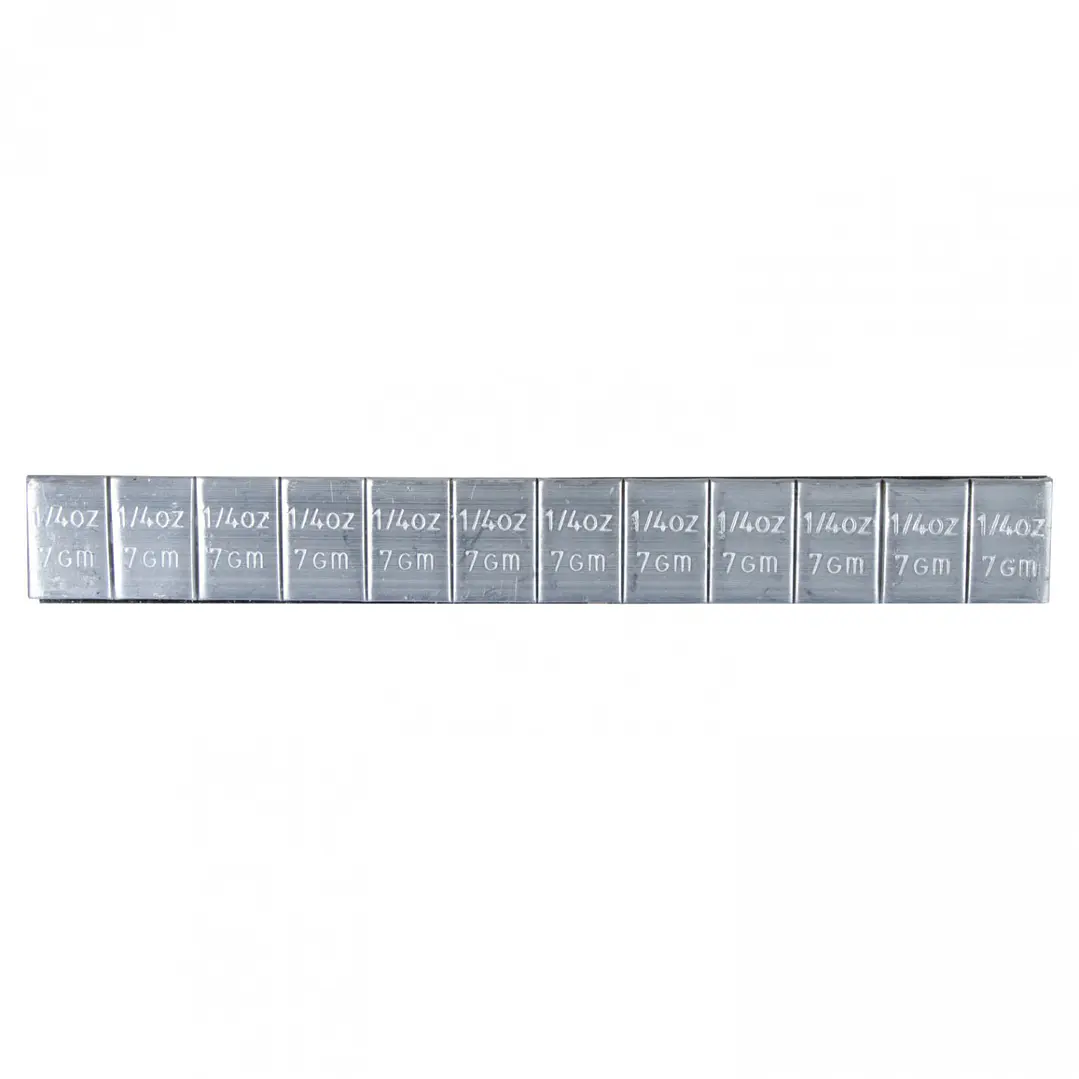 Contrapeso Adhesivo 1/4 oz para Llantas de Aleación – Caja de 100 Unidades 3