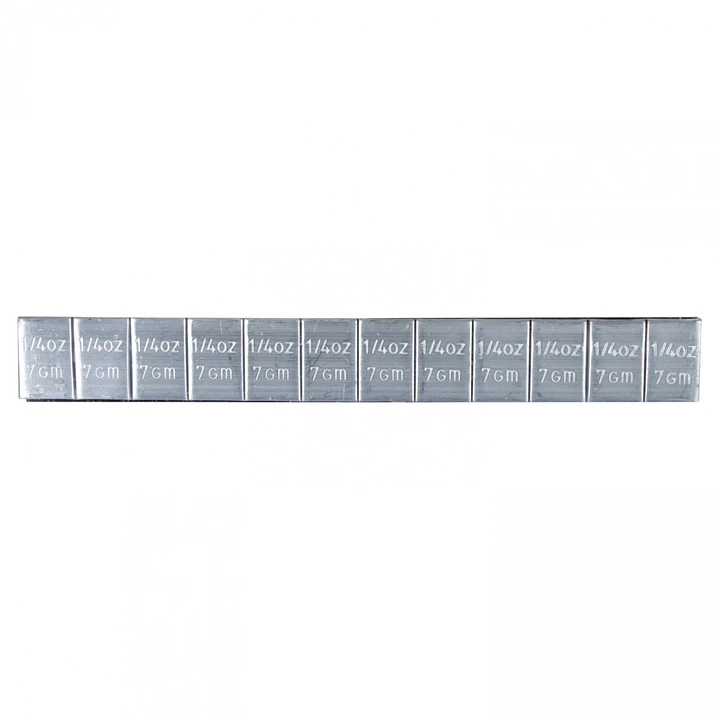 Contrapeso Adhesivo 1/4 oz para Llantas de Aleación – Caja de 100 Unidades 3