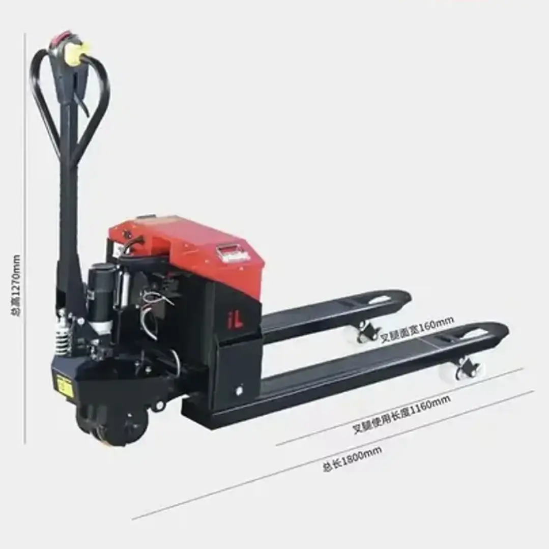 Transpaleta Eléctrica 3.000 kg 550 mm Batería de Litio 2