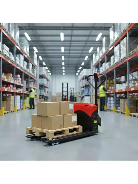 Transpaleta Eléctrica 3.000 kg 685 mm Batería de Litio